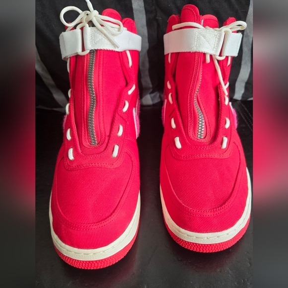 Nike Air Force 1 High Emotionally Unavailable Red Pink NWOT Mens 12 - Picture 3 of 8
